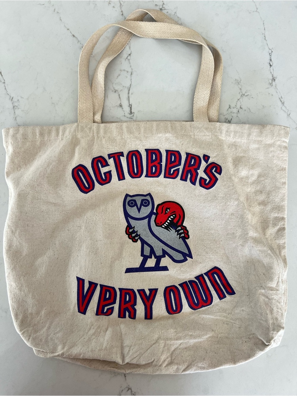 October's Very Own X Toronto Raptors Canvas Tote
